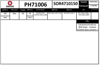 HYDRAULIKPUMPE LENKUNG EAI PH71006