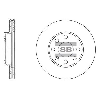 Hi-Q SD3004 Тормозные диски  для ZAZ SENS (Заз Сенс)