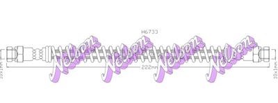 спирачен маркуч KAWE H6733