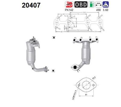 Katalizator AS 1113277