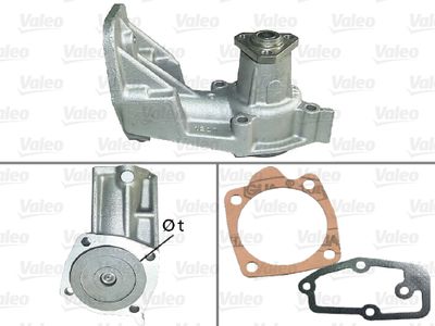 Водяной насос, охлаждение двигателя VALEO 506331 для FIAT CROMA