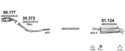 SISTEM DE ESAPAMENT POLMO POLMO40097