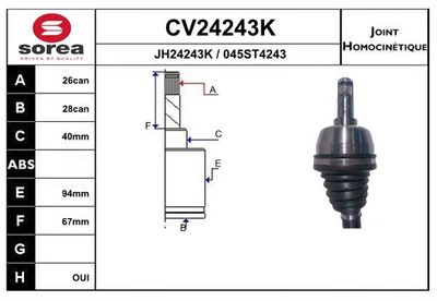 GELENKSATZ ANTRIEBSWELLE
