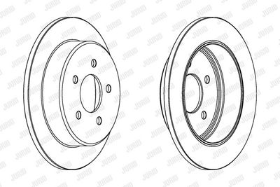 BREMSSCHEIBE JURID 563052JC 1