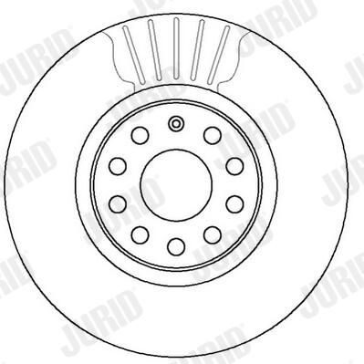 BREMSSCHEIBE JURID 562387JC 2