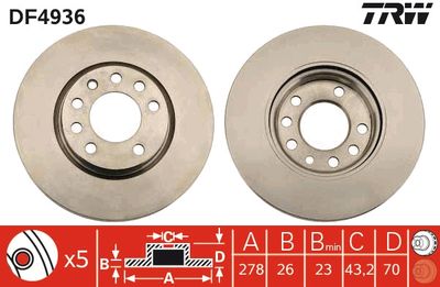 Brake Disc DF4936