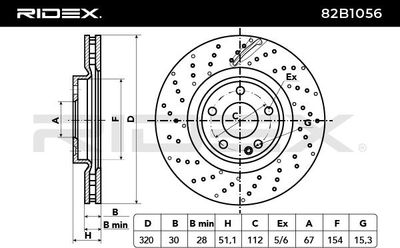 спирачен диск RIDEX