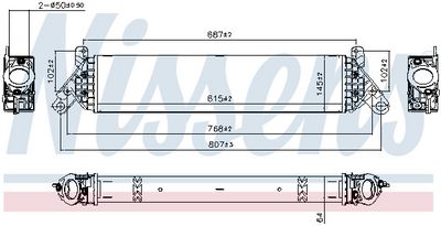 INTERCOOLER COMPRESOR NISSENS 961766 4
