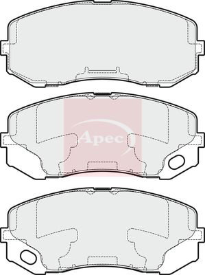 APEC Brake Pad Set, disc brake PAD1726