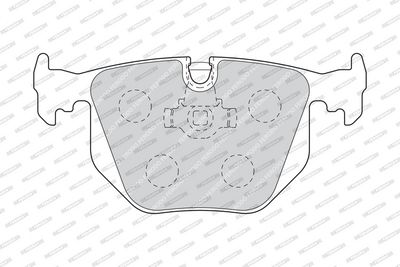 BREMSBELAGSATZ SCHEIBENBREMSE FERODO FDB1483 1