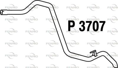 Rura wydechowa FENNO P3707