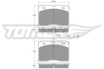 Bremsbelagsatz, Scheibenbremse