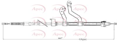 Cable Pull, parking brake APEC CAB1503