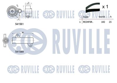 SET CUREA DE DISTRIBUTIE RUVILLE 550269 1