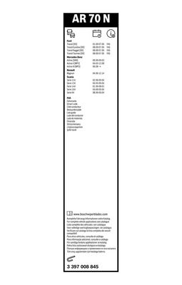 WISCHBLATT BOSCH 3397008845 2