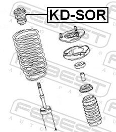 Rubber Buffer, suspension KD-SOR