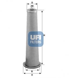Luchtfilter 285x92x61 past: AG CHEM 6670, 6680  AGCO 5670 2WD, 5670 4WD, 5680 2WD, 5680 4WD, 6670 2WD, 6670 4WD, 6680 2WD, 6680 4WD, 6690 2WD, 6690 4WD, GT45, GT45A, GT55, GT55A  AGCO-ALLIS 5670