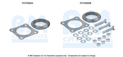 Монтажен комплект, изпускателна тръба BM Catalysts FK70090