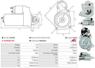 STARTER AS-PL S1157S 4