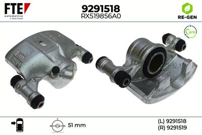 спирачен апарат FTE 9291518
