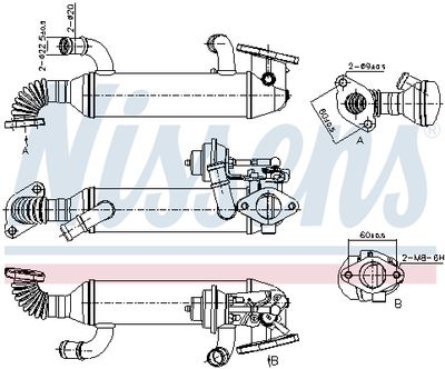 KüHLER ABGASRüCKFüHRUNG NISSENS 989290 5