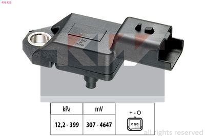 Czujnik ciśnienia powietrza, adaptacja wysokościowa KW 493426