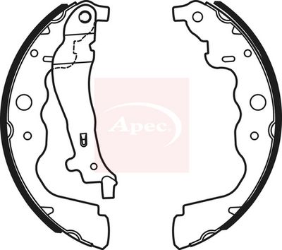 APEC Brake Shoe Set SHU735