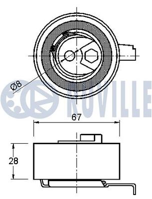 ROLA INTINZATOR CUREA DISTRIBUTIE RUVILLE 542418 1
