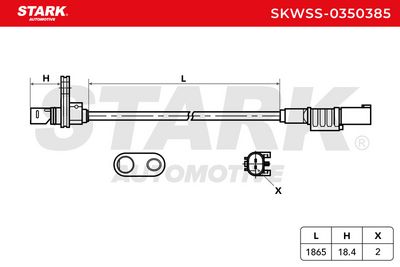 датчик, обороти на колелото STARK SKWSS-0350385