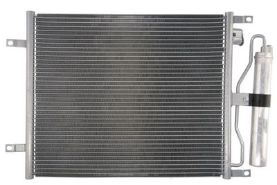 A/C condensator (met droger) past: NISSAN MICRA III 1.5D 01.03-06.10