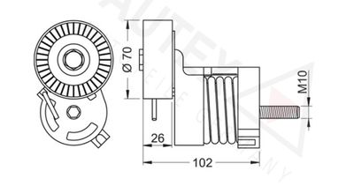 INTINZATOR CUREA CUREA DISTRIBUTIE AUTEX 654460 1