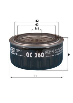 Filtr oleju KNECHT OC 260