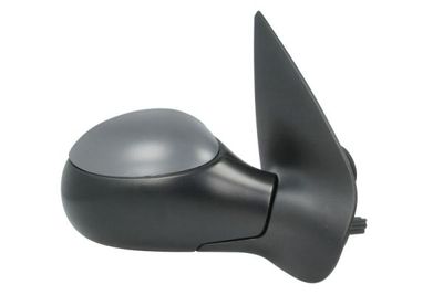 Zijspiegel Rechts (elektrisch, in reliëf, met verwarming, under-coated, met temperatuursensor) past: PEUGEOT 206 09.98-04.09