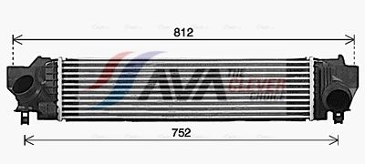 INTERCOOLER COMPRESOR AVA Clever Choice BW4582 1