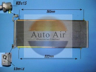 Auto Air Gloucester Condenser, air conditioning 16-1288