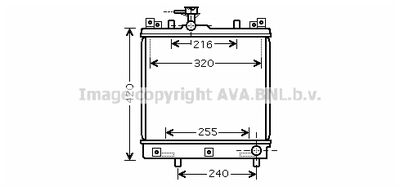AVA QUALITY COOLING Radiateur (SZ2082)