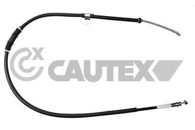 Тросик, cтояночный тормоз CAUTEX 761804 для MITSUBISHI COLT