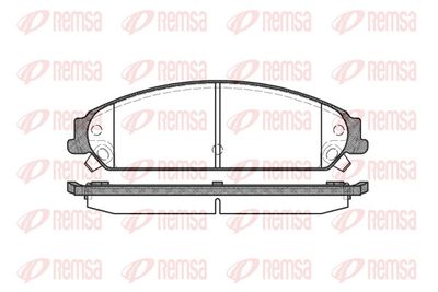 Brake Pad Set, disc brake 1128.08