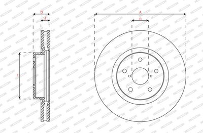 DISC FRANA FERODO DDF2168C1 1