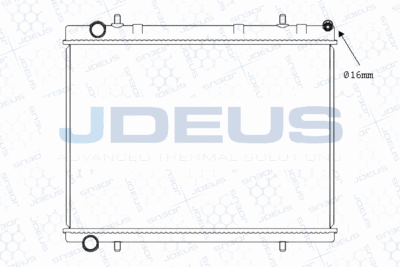 RADIATOR RACIRE MOTOR JDEUS M0210390