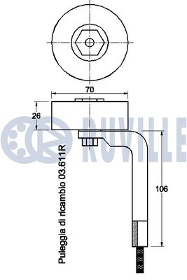 INTINZATOR CUREA CUREA DISTRIBUTIE RUVILLE 540604 1