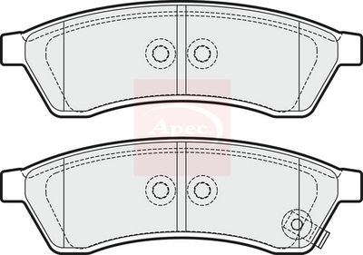 APEC Brake Pad Set, disc brake PAD1672