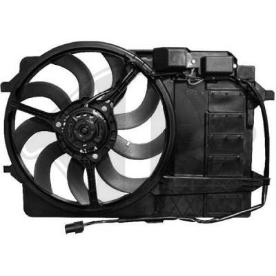 DIEDERICHS DCL1041 Вентилятор системы охлаждения двигателя для MINI