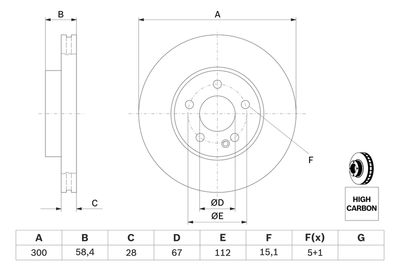 Brake Disc 0 986 479 137