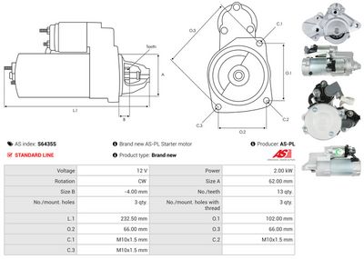 STARTER AS-PL S6435S 4