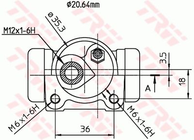 Wheel Brake Cylinder BWF168