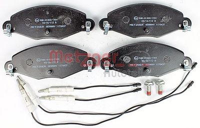 BREMSBELAGSATZ SCHEIBENBREMSE METZGER AUTOTEILE 1170437 1