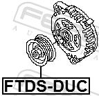 FULIE ALTERNATOR FEBEST FTDSDUC 1