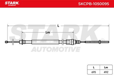 жило, ръчна спирачка STARK SKCPB-1050095