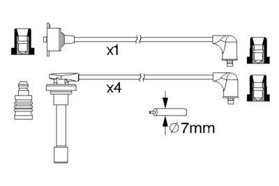 BOSCH Zündleitungssatz